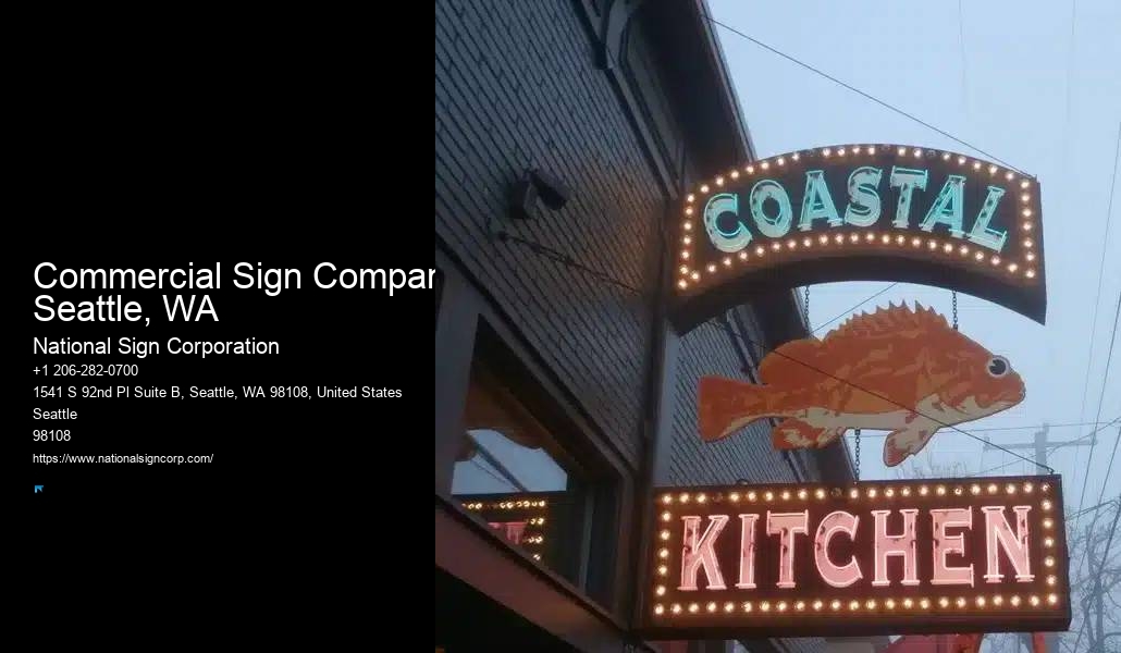 Affordable High-Rise Signs Commercial Sign Company Seattle, WA