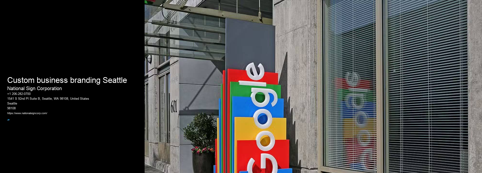 Billboard Installation Custom business branding Seattle