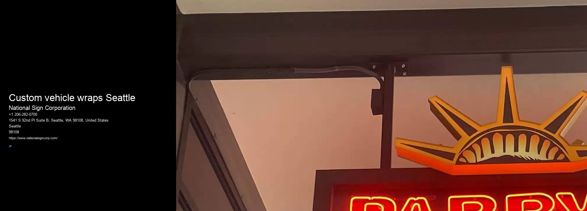 Weatherproof Sign Solutions Custom vehicle wraps Seattle