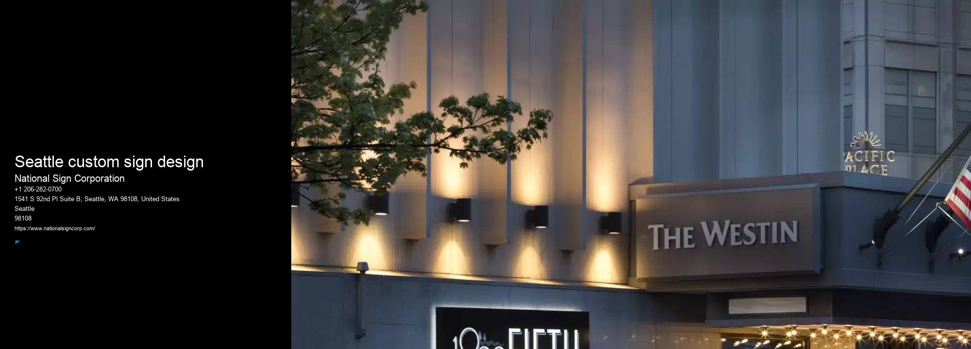 Professional Seattle custom sign design Signage Solutions