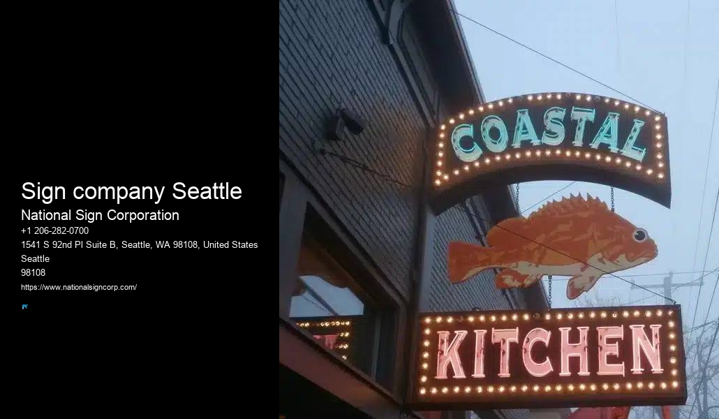 Top-Rated Sign Hanging Experts Sign company Seattle