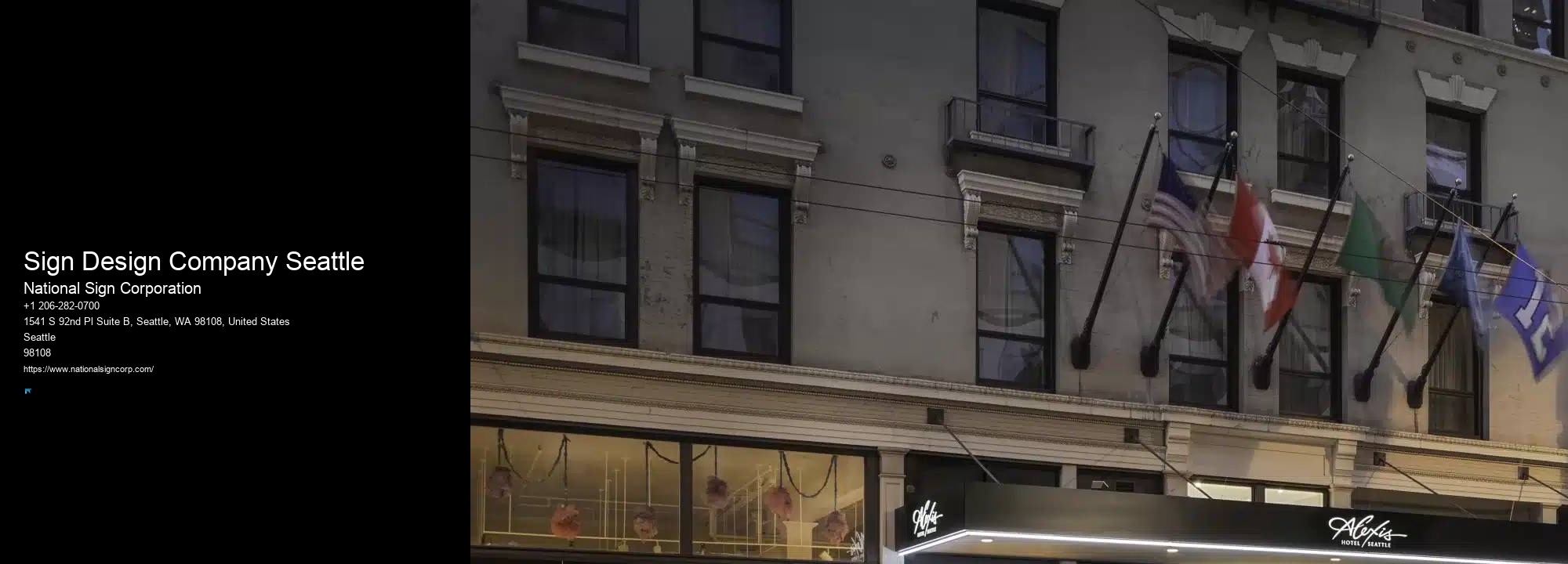 Top Business Sign Services Sign Design Company Seattle