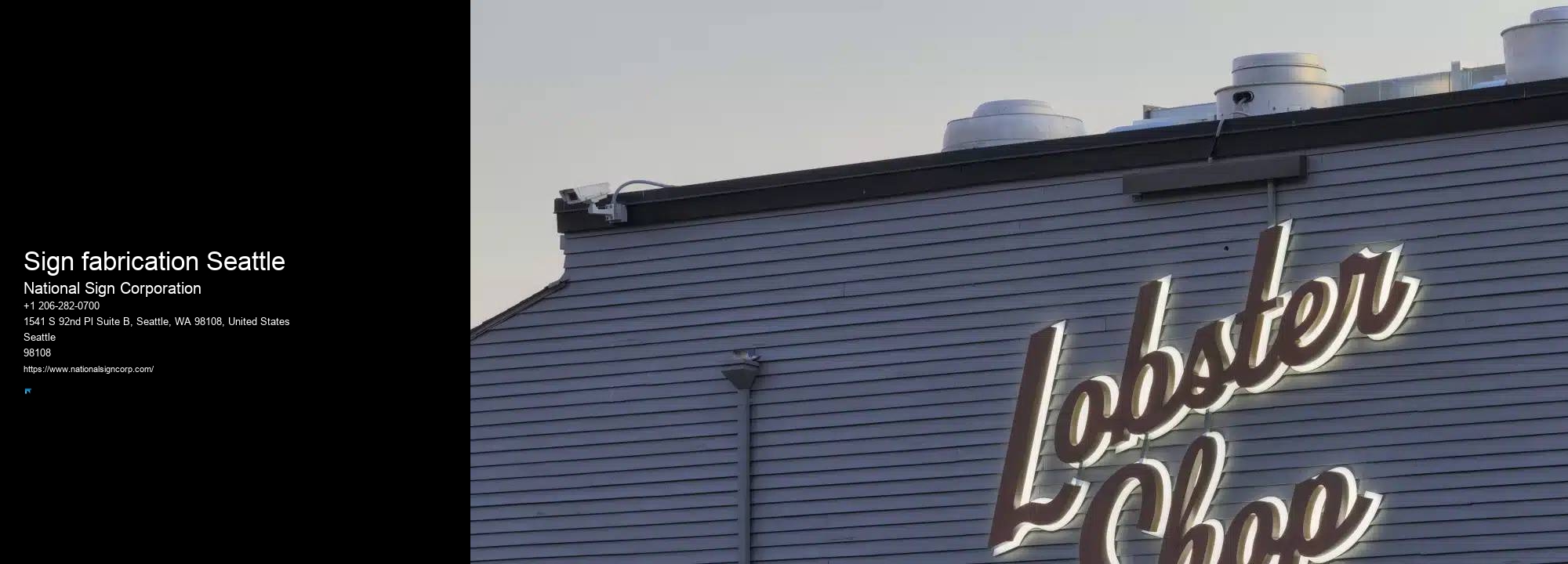 Expert Sign Installation Sign fabrication Seattle