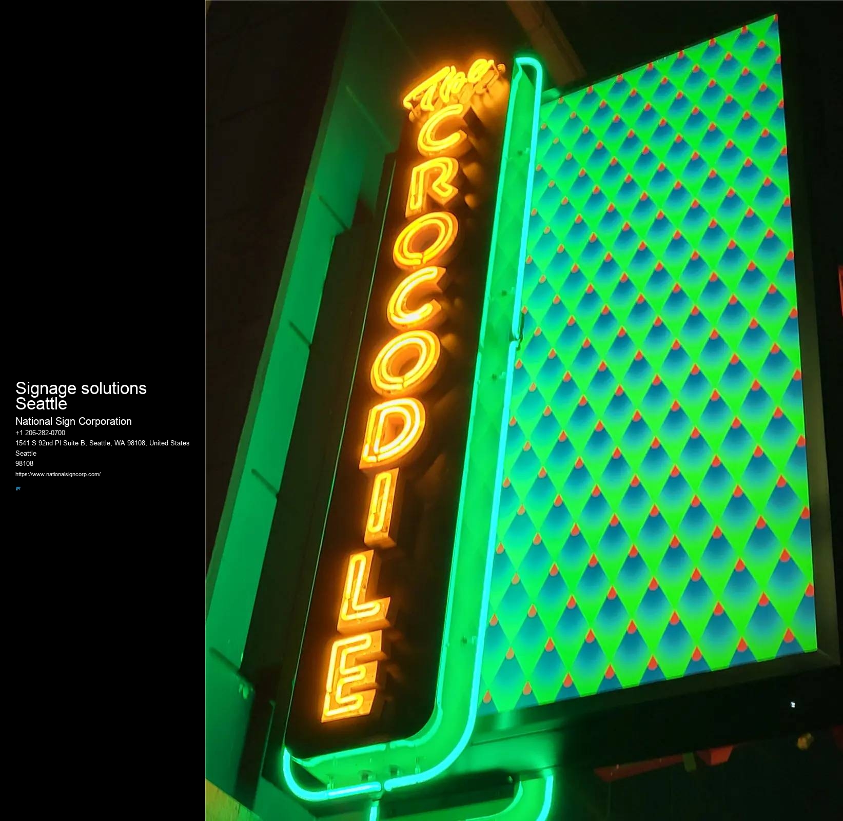 Multi-Location Sign Installation Signage solutions Seattle