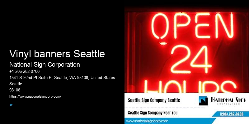 Floor Graphics Installation Vinyl banners Seattle