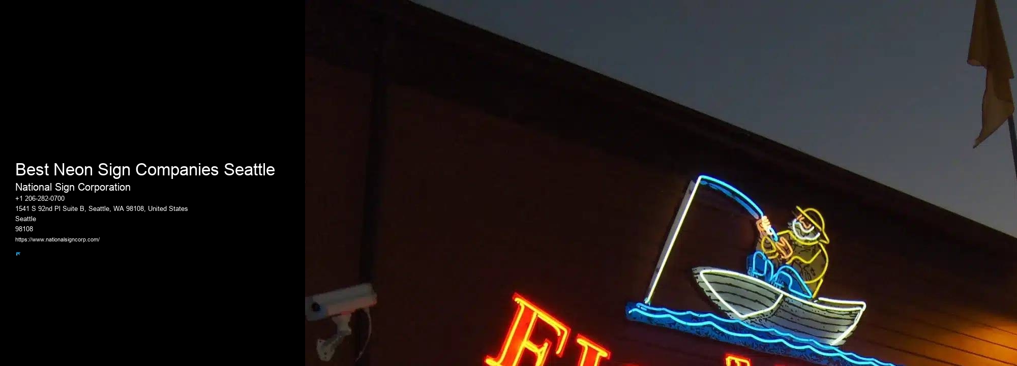 LED Channel Letter Signs Best Neon Sign Companies Seattle