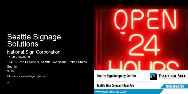 Energy-Efficient LED Signs Seattle Signage Solutions