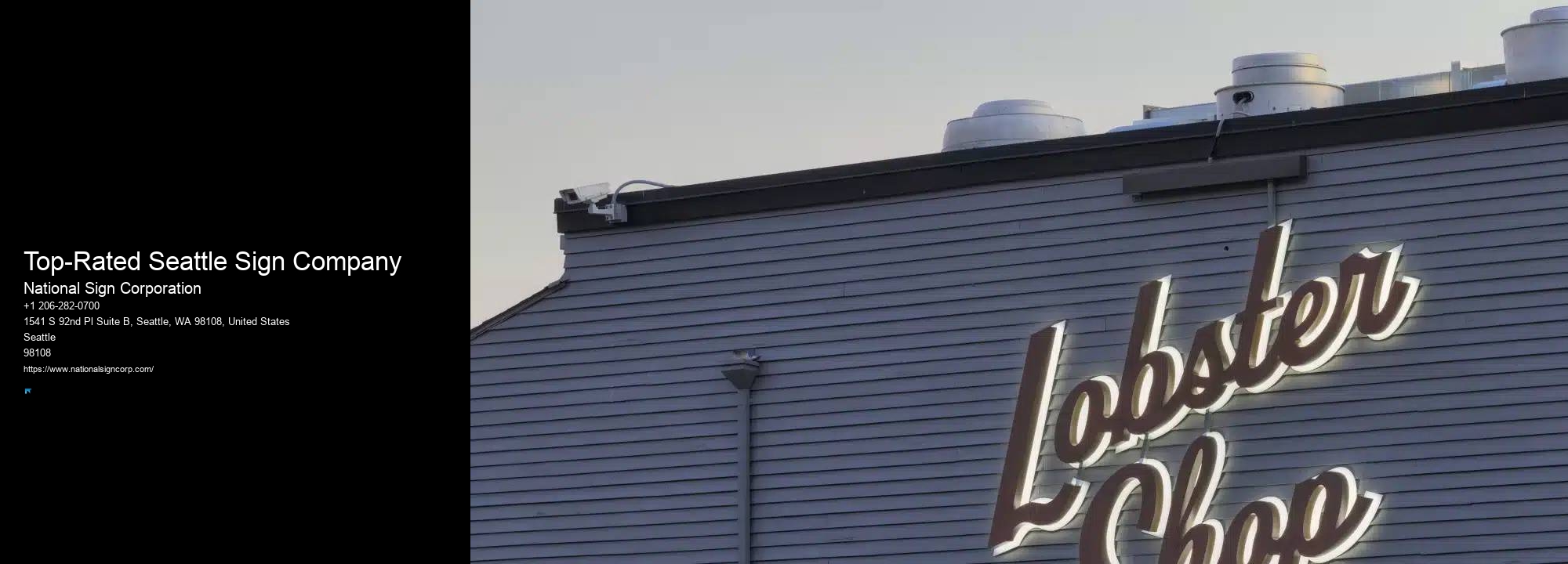 Top-Rated Seattle Sign Company